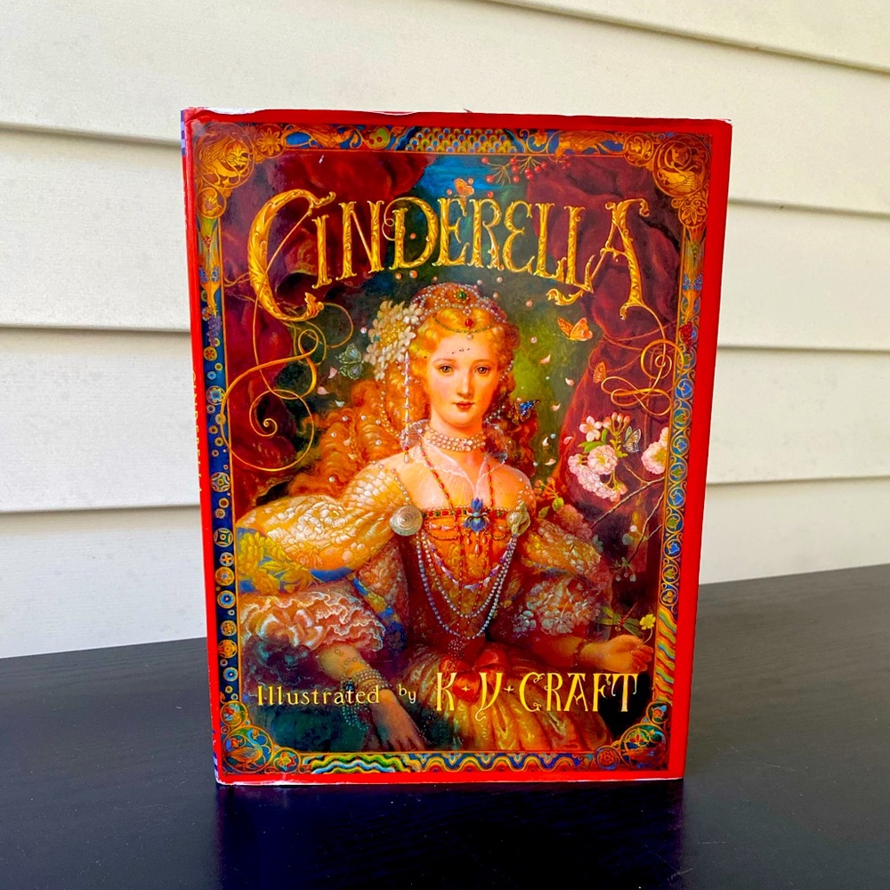 Cinderella Hardcover Illustrated Book by K.Y. Craft